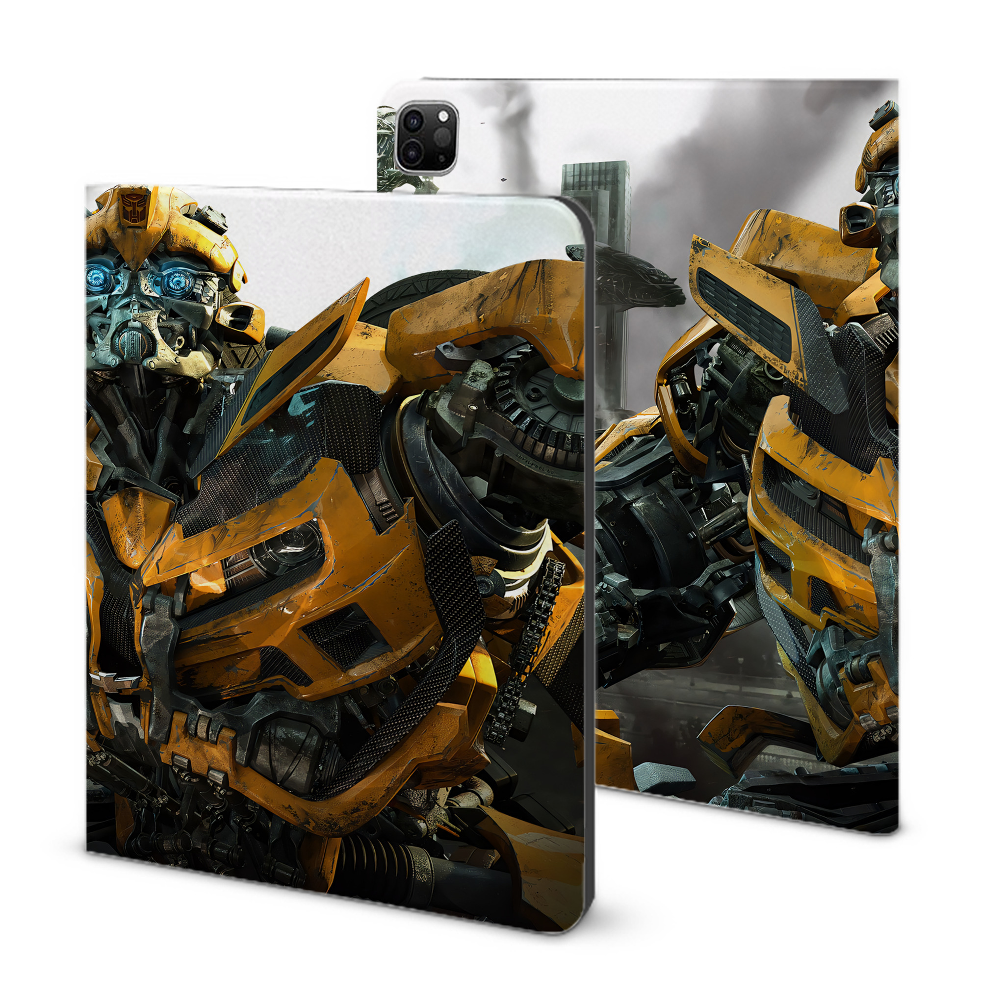 （画像用） Transformers トランスフォーマー IPad ケース ブック型 PUレザー TPU 耐衝撃 軽量 薄型 ペン収納なし 全面保護 IPad 各モデル対応